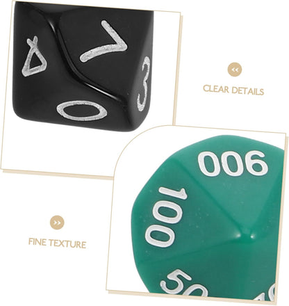30pcs Multi Sided Place Value Dice Portable Game Supplies for Tabletop Games Education and Parties Plastic Construction for Enhanced Gameplay Experience