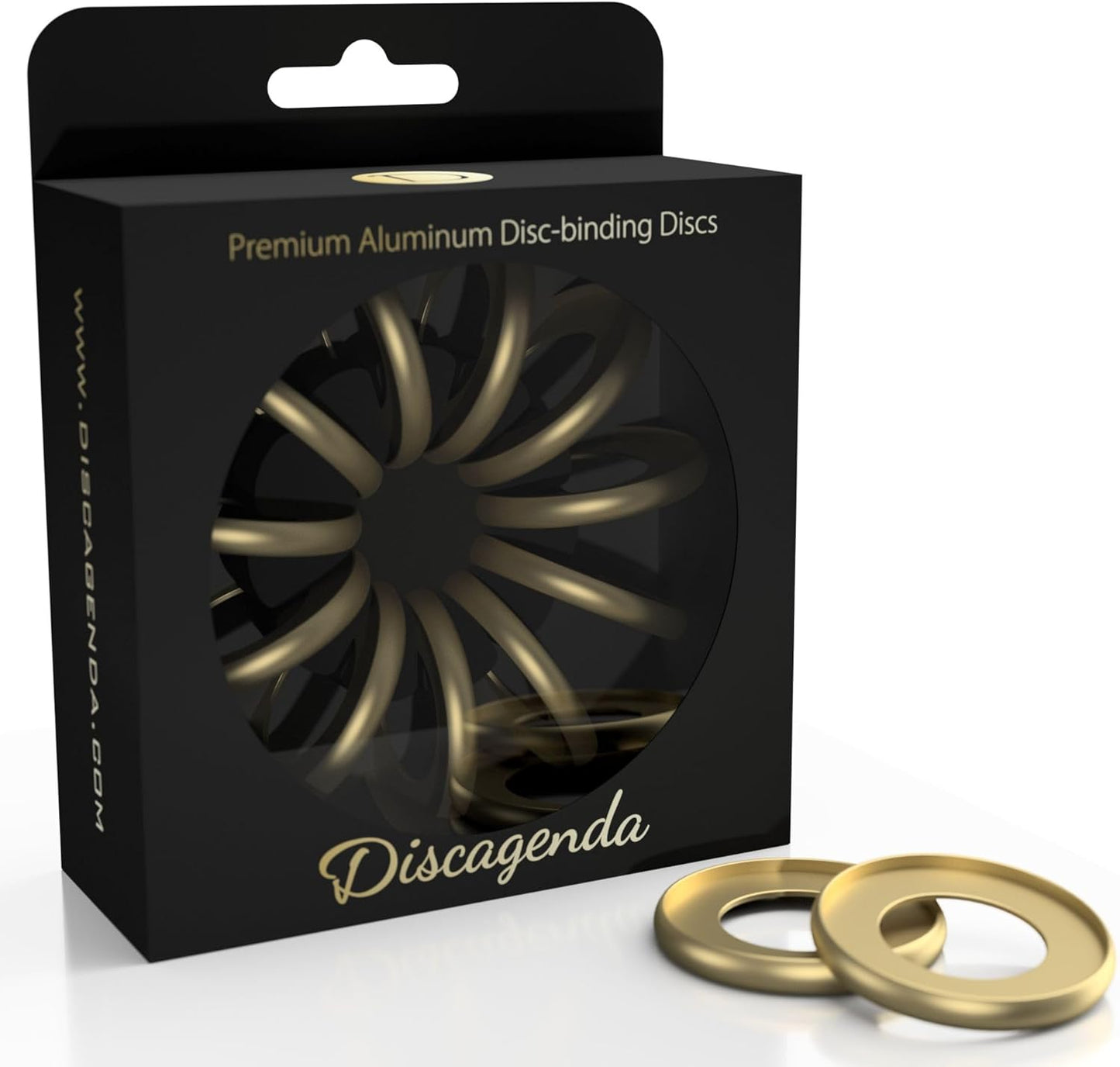 Discagenda Discbound Discs (Gold, 9 Piece 1.65in)