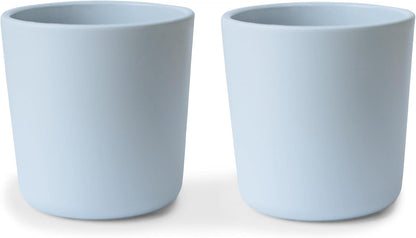 mushie Dinnerware Cups For Kids | Made in Denmark, Set of 2 (Ivory) - Colors B