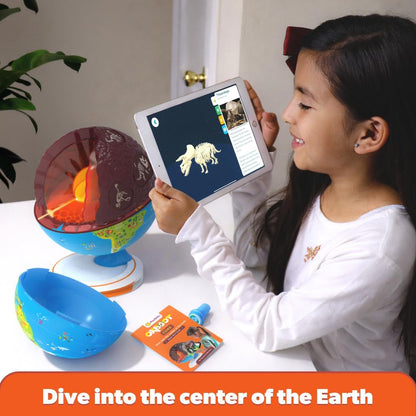 PlayShifu Globe for Kids– Orboot Earth: Interactive Kids Globe with 1000+ Facts on Animals, Places & Monuments | Tech-Powered Learning Toy & STEM Gift for Kids Ages 4–10