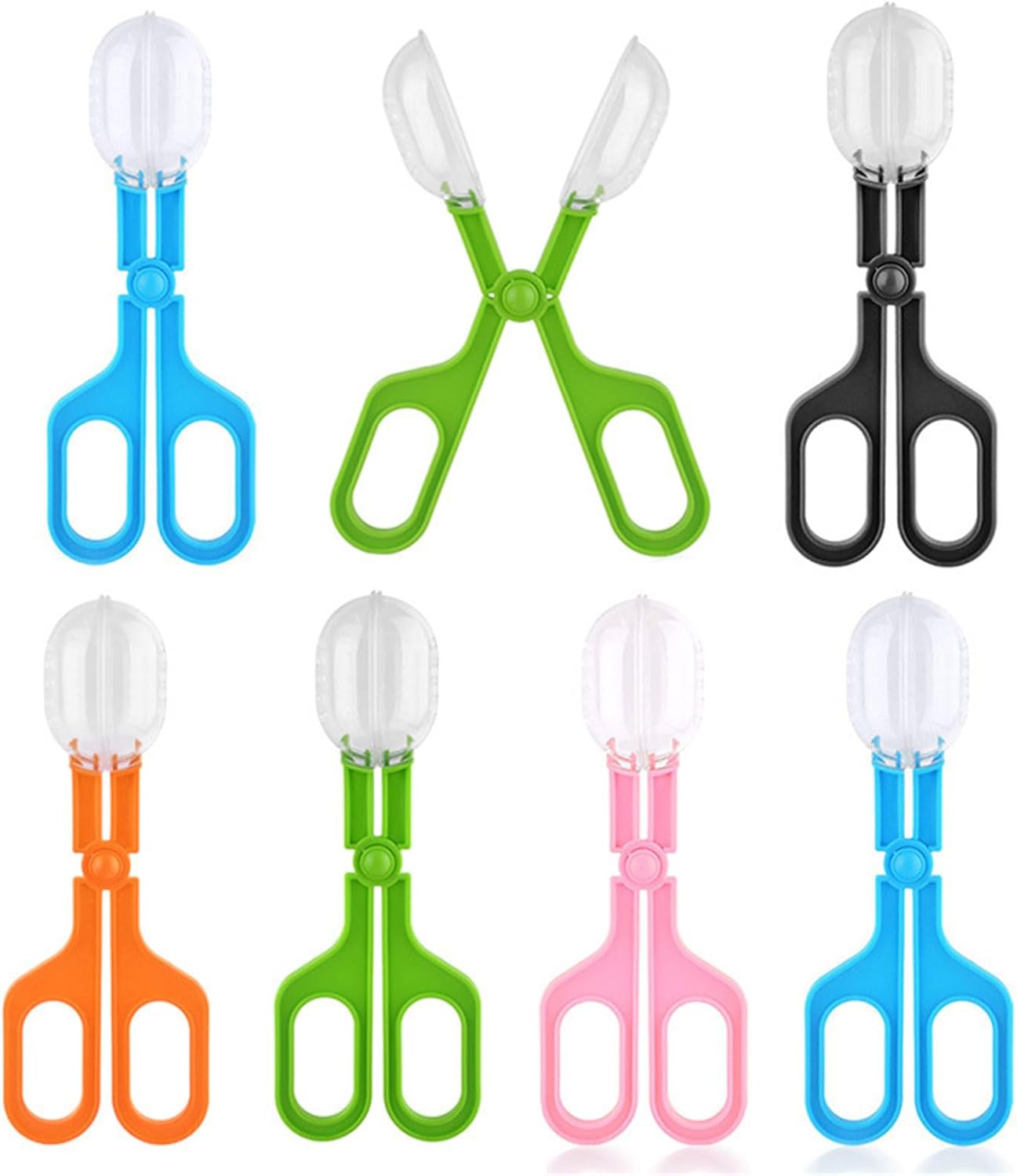 10pcs Gogga Catcher Scissors Tongs Tweezers Scooper Clamp Kids Toy Tool for Professional Pet Shops
