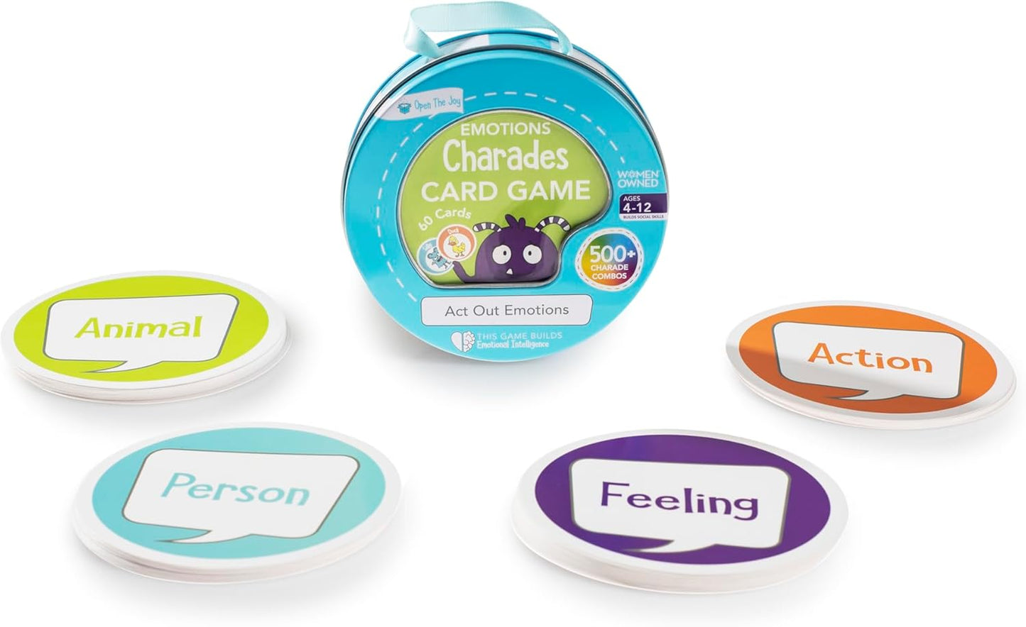 Open The Joy - Creative Storytelling Card Game for Kids, Family Fun Educational Activity to Explore Feelings and Expressions - Ages 4 and Up