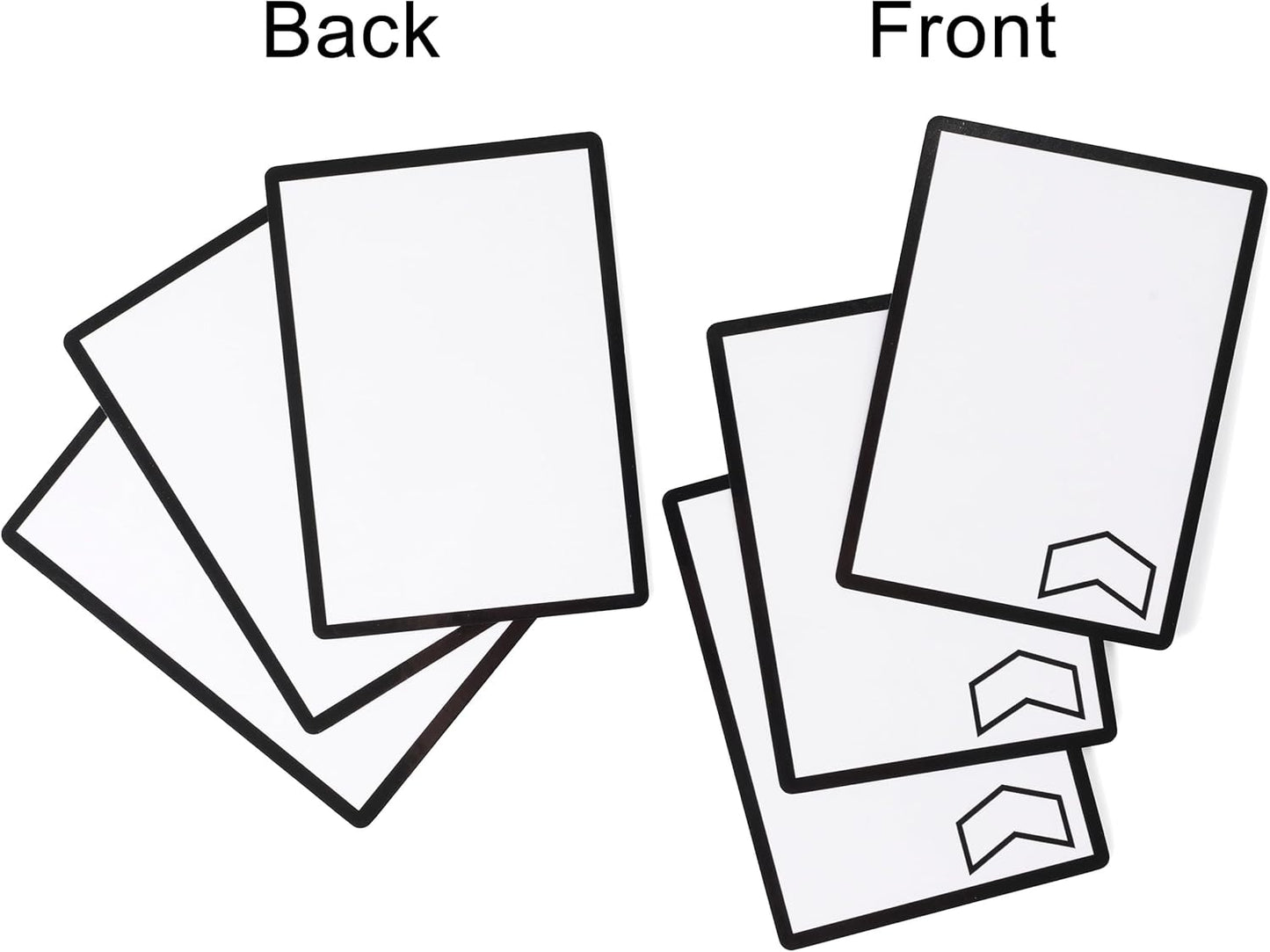 Apostrophe Games Dry Erase Blank Playing Cards w/Box, Poker Size - 2.5" x 3.5", 45 Reusable Cards, Flashcards, Board Game & Note Cards