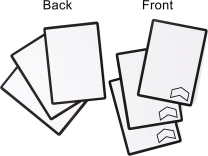 Apostrophe Games Dry Erase Blank Playing Cards w/Box, Poker Size - 2.5" x 3.5", 45 Reusable Cards, Flashcards, Board Game & Note Cards