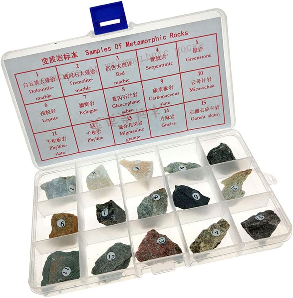 LoveinDIY Metamorphic Rock Teaching Aid Supplies Collection, Ages 8 and Up