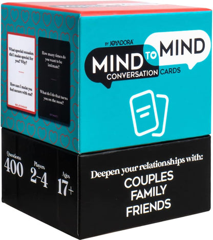 Joyadora 400 Questions for Couples, Family, Friends - Games, Romantic Card Game Gift Sets, Love Game, Card Games for Date Night, Relationship Gifts
