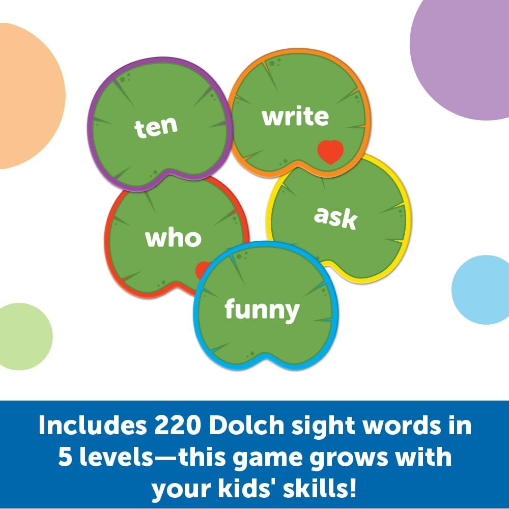 Learning Resources Sight Word Swat A Sight Words Game - Phonics Flash Cards, Board Games for Kids, Montessori Spelling , Homeschool, Classroom Must Haves, Teacher Supplies, Gifts for Boys and Girls