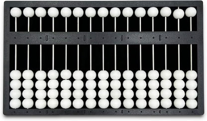 The Blind Abacus - Professional 15-Row Braille Learning Tool with Tactile Signs, ABS Material - Ideal for Math Concept Learning (14+ Years Old and Above to use)
