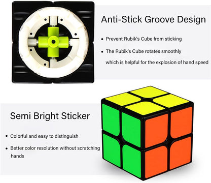 2x2 Cube Toys Puzzle, Black