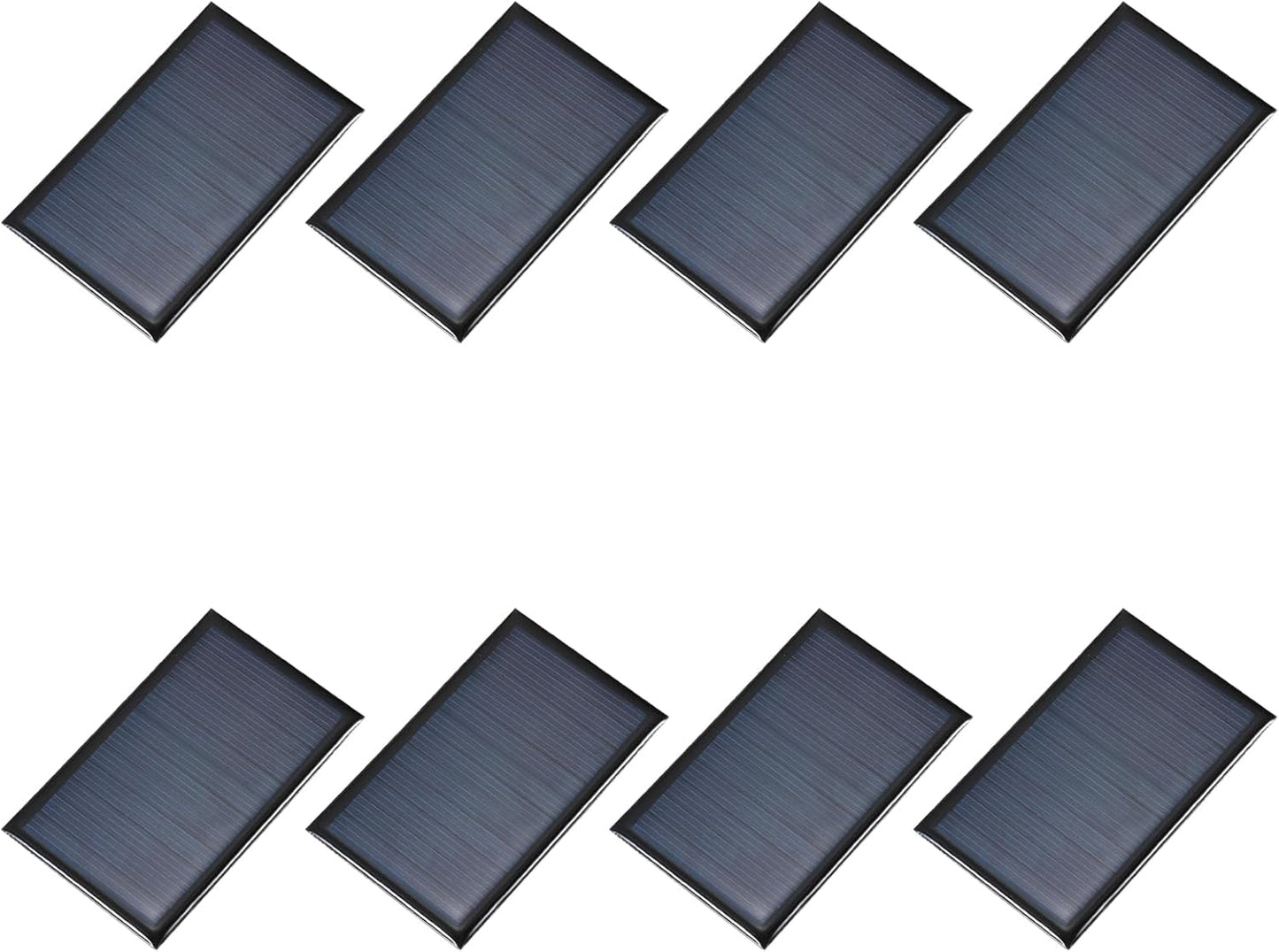 MECCANIXITY 8PCS 1.5V 0.09W 0.06A Mini Solar Panels for Solar Power, Small Solar Photovoltaic Cells Charge DIY Electric Toy Materials Solar System Kits, 1.18" x 1.18"