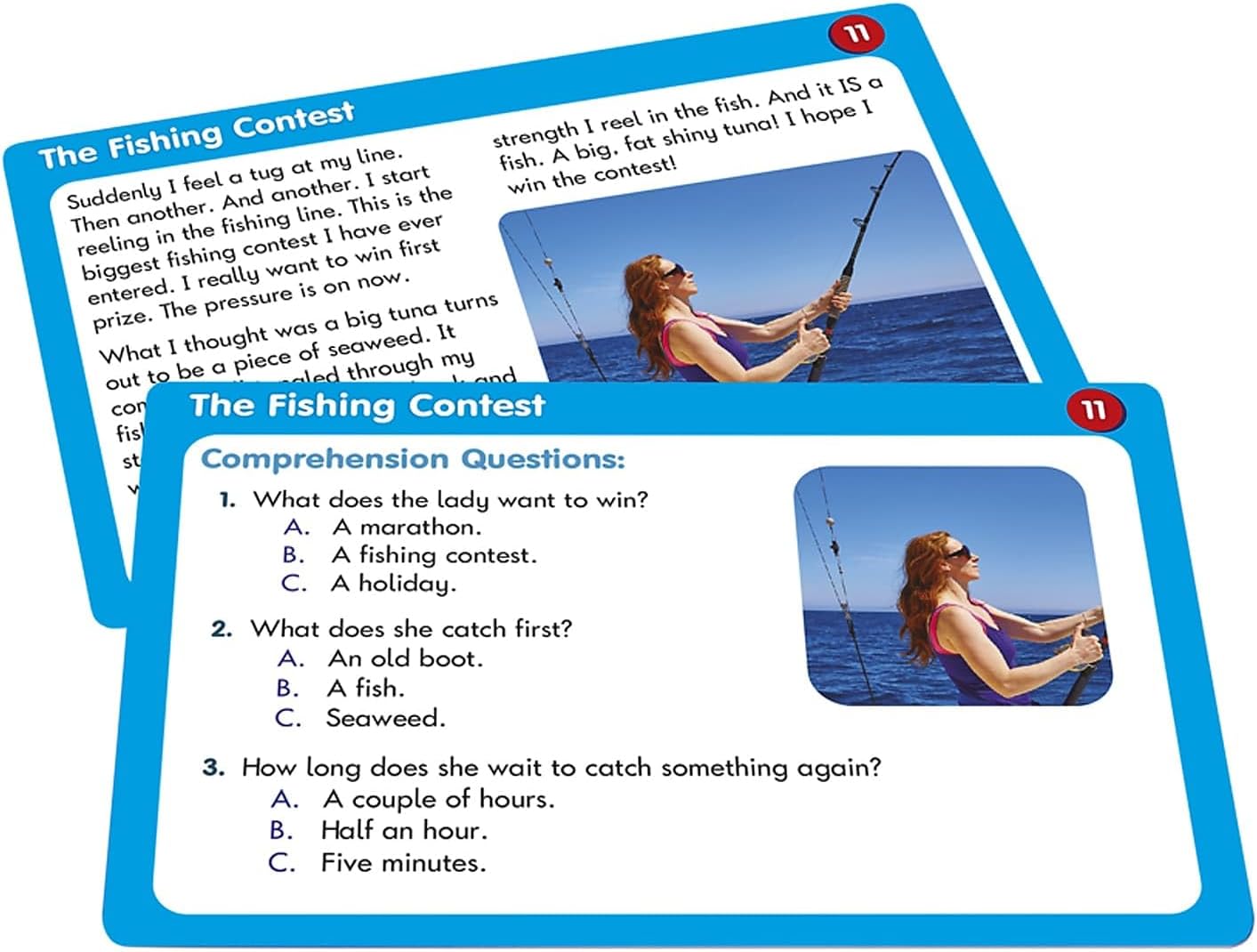 Junior Learning JL355 50 Comprehension Activities, Multi, Medium