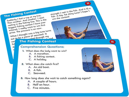 Junior Learning JL355 50 Comprehension Activities, Multi, Medium