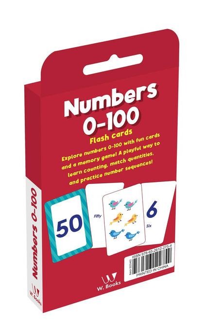 FLASH CARDS: NUMBERS 0 TO 100