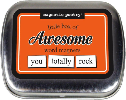 Magnetic Poetry - Little Box of Happiness Kit - Words for Refrigerator - Write Poems and Letters on The Fridge - Made in The USA