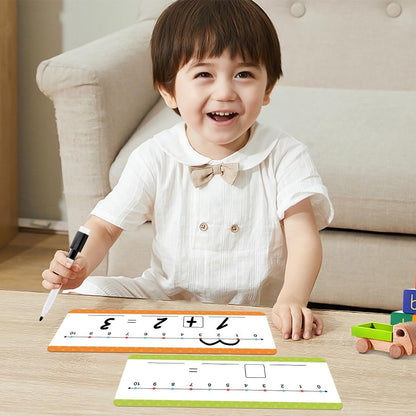 26-Pack Number Line Practice Boards - Double Sided Dry Erase Cards