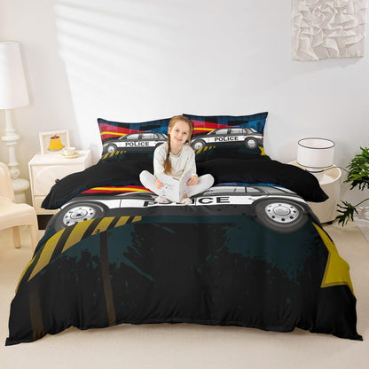 Laboratory Bedding Set Chemistry Lab Duvet Cover For Kids Teen Boys Girls Test Tube Microscope School Graffiti Comforter Cover Chemical Elements Science Theme Bedclothes 2Pcs Twin Size Gray