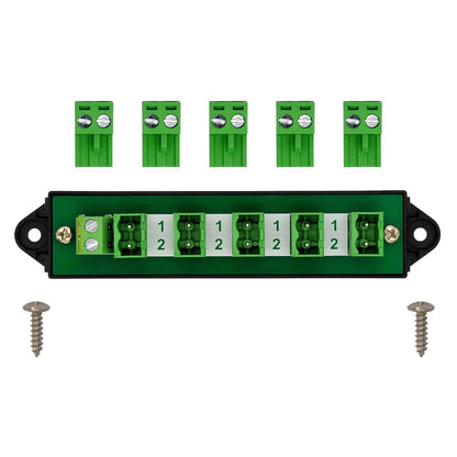 30Amp 300V 1x10 Position Terminal Block Distribution Module. OONO D-1661GP