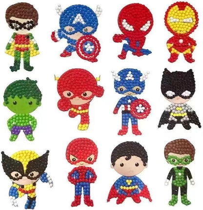 FONYANE Diamond Art for Kids & Girls & Boys,Gem Art Animal Stickers Craft Kit for Kids Ages 4-6-8-10-12,Arts & Crafts for Boys Girls Birthday Party Gift Toy