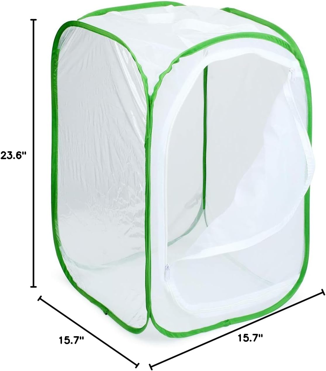 RESTCLOUD Insect and Butterfly Habitat Cage Terrarium Pop-up 24 Inches Tall with 10Pcs 10ML Floral Tubes