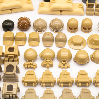 Special Military Soldier Style Weapon Sets, Military Weapon Pack Accessories Kits Toys, Swat Team Building Block Toys, Army Equipment Gear Sets, Accessories Compatible with Major Mini figure