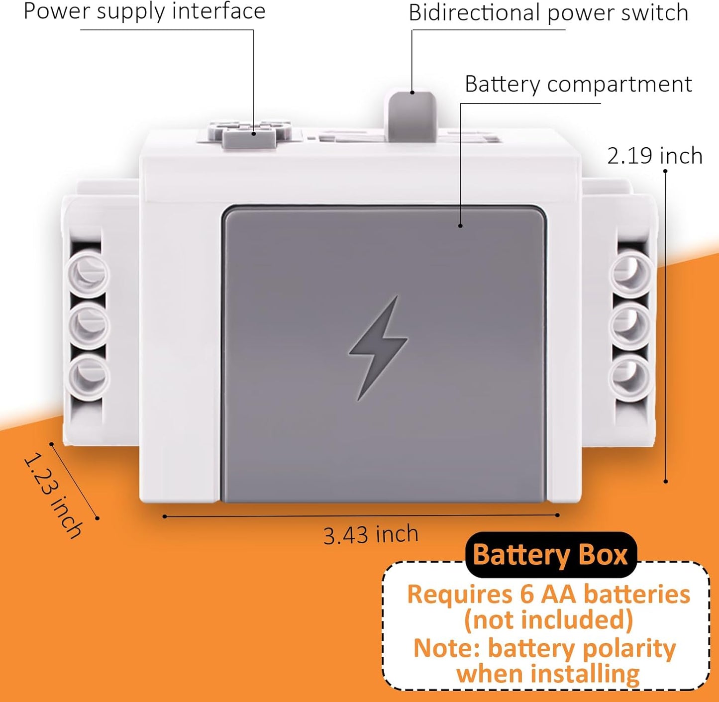 VAOEVA 5-in-1 Motor Kit Compatible with Most Stud Building Blocks, Motor Set with Powerful Motors, Advanced Remote Control Functionality, Wide Compatibility
