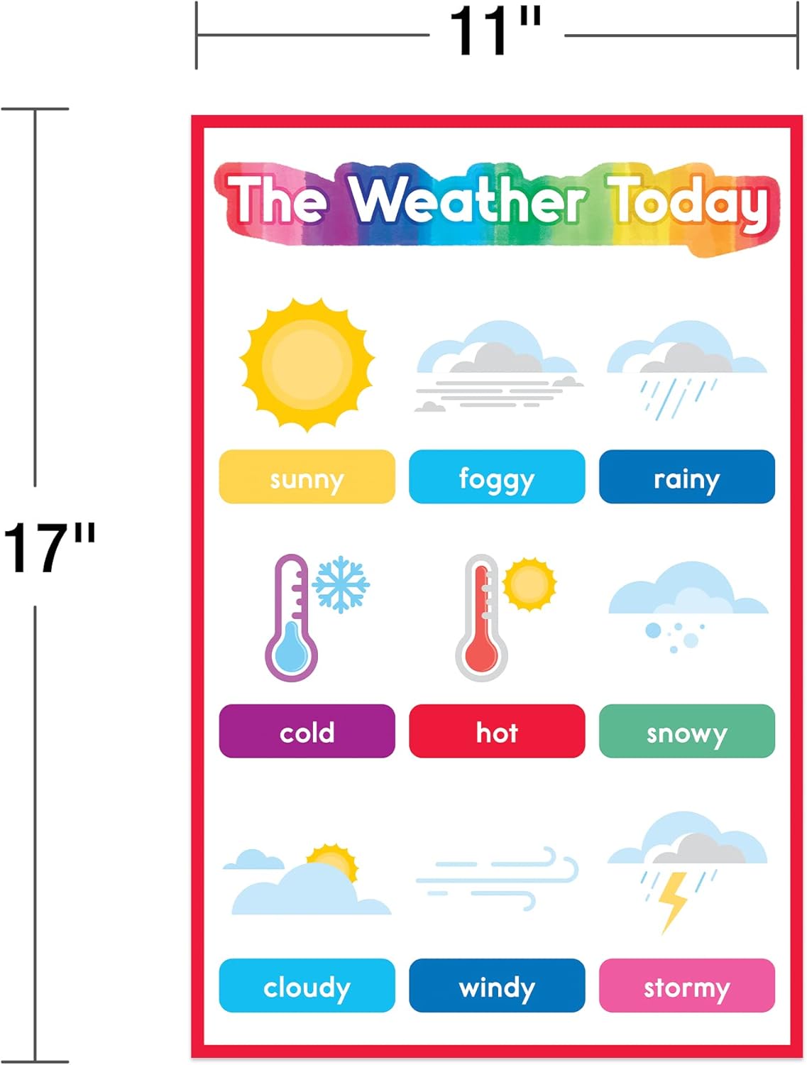Carson Dellosa 14-Piece Mathematics Strategy Posters, 8.5" x 11" Wall Art Ten Frame, Counting, Number Line, Math Manipulatives, Facts, and More Strategies, Classroom Decor and Teacher Supplies