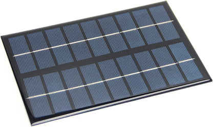 Fielect Mini Solar Panels 9V 3W Small Solar Panel Charger Polysilicon Solar Epoxy Cell Charger DIY Solar System Kit, 195x125mm