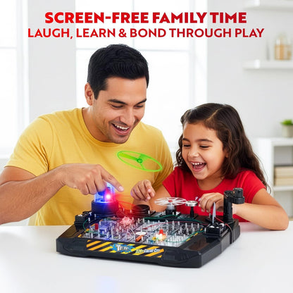 Playz Advanced Electrical Circuit Board Engineering Kit for Kids with 328+ STEM Projects on Electricity, Voltage, Currents, Resistance, & Magnetic Science | Gift for Children Age 8-13+