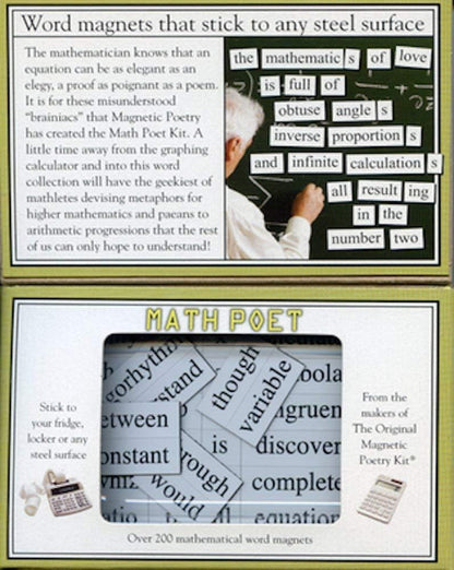 Magnetic Poetry Science Lover Word Magnet Kit