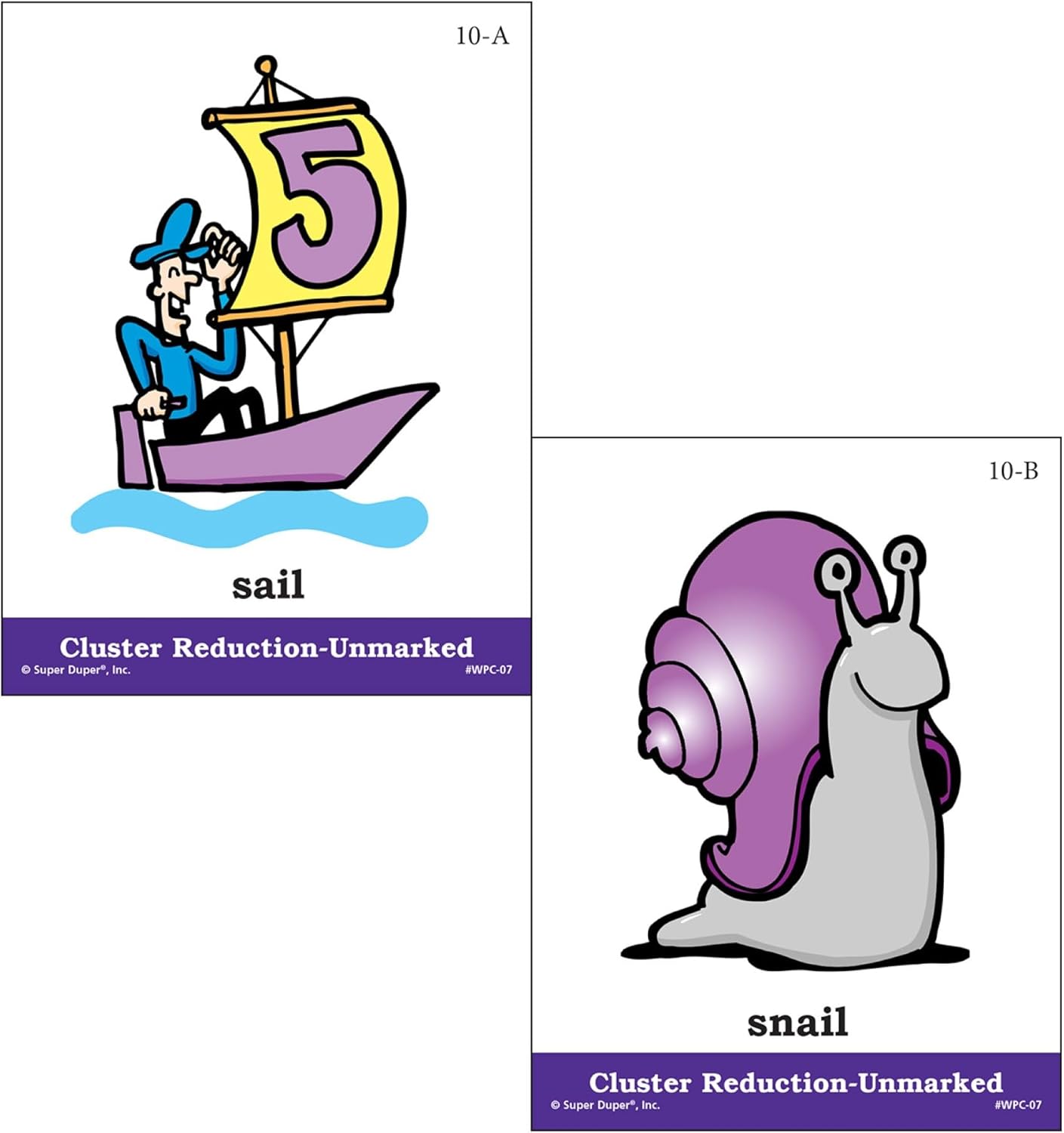Super Duper Publications | Webber® Phonology Cards - Cluster Reduction - Unmarked | Speech Therapy - Phonology Flashcards | Educational Learning Resource for Children