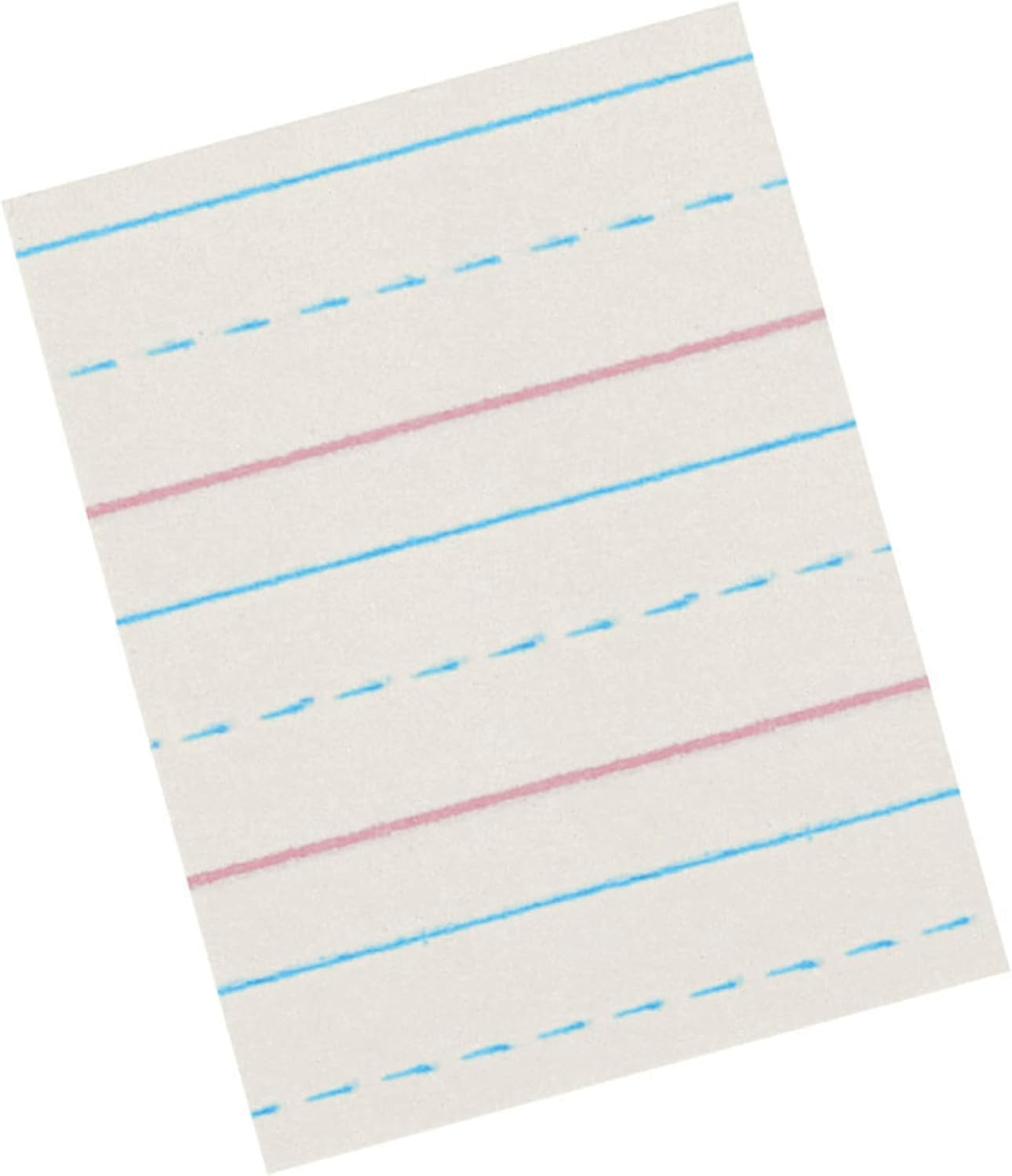 School Smart Zaner-Bloser Writing Paper, Handwriting Practice Lined Paper, Grade 2 to 3 Learning, 1/2 Inch Rule, 10-1/2 x 8 Inches, 500 Sheets