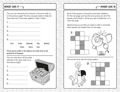 Memory Games for Clever Kids®: More than 70 puzzles to boost your brain power (Buster Brain Games)
