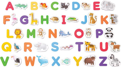 Crayola: ABC Matching Magnet Set – Vehicle-to-Go - 52pc Alphabet & Image Foam Magnets, Classroom & Home Education, Spelling-Learning, Toddler Kids 3+