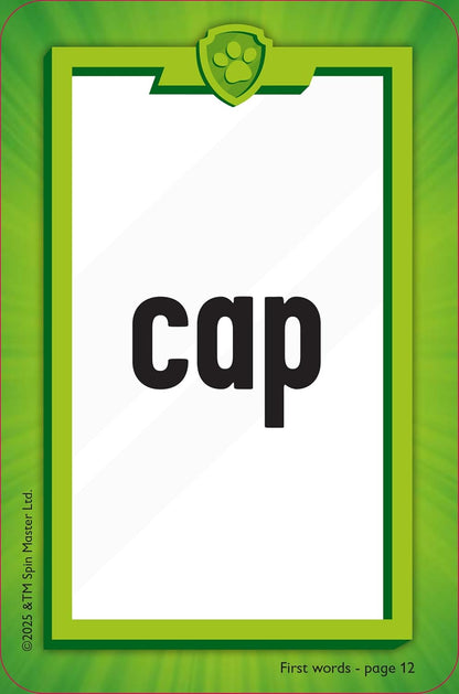 PAW Patrol First Words Flashcards