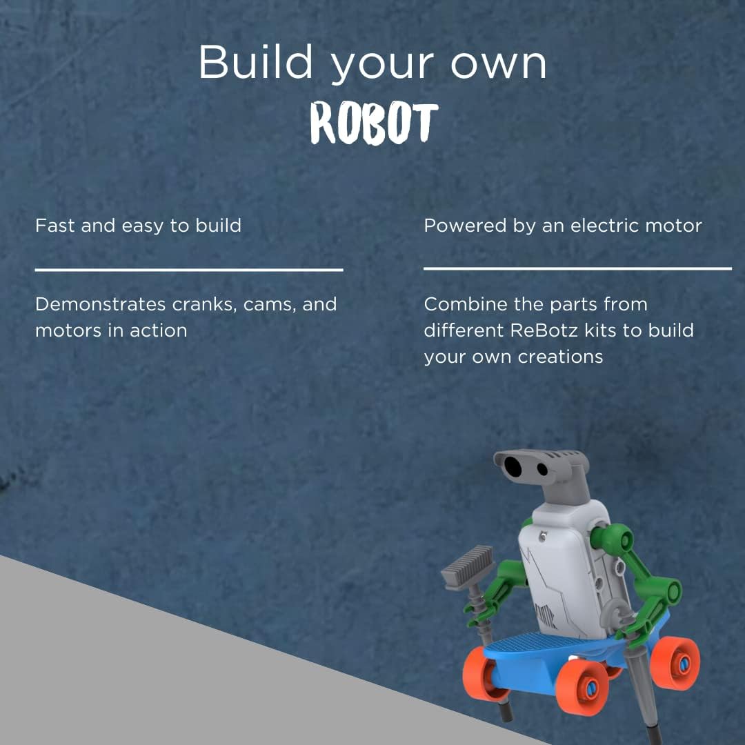Thames & Kosmos - Rebotz: Knox - The Wacky Walking Robot - Engineering Science Kit - Educational Building Toys - Fun for Kids, Ages 6+ - 552004