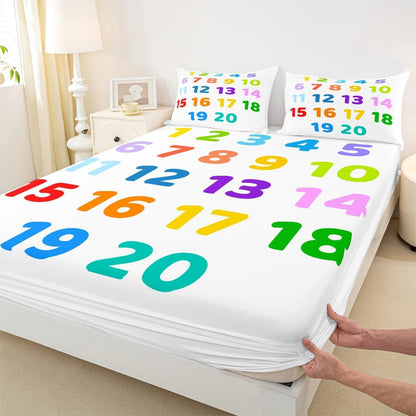 Chemistry Bed Sheets for Kids Teens Girls Boys,Chemical Experiment Fitted Sheet Twin,Science Themed Sheets for Math Lovers,Chemistry Lab Bedding Set,White and Black