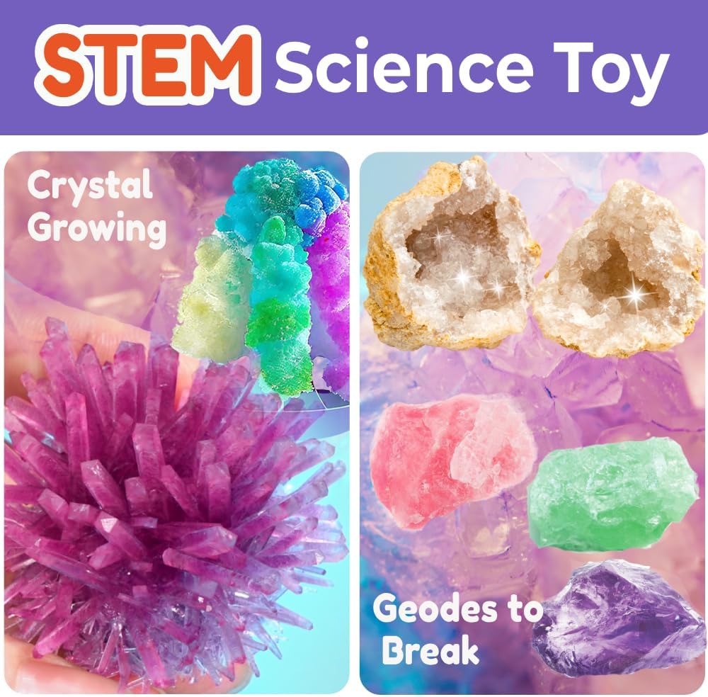 Benben 155 Experiments, Science Kit for Kids Ages 6 7 8 9 10 11 12 13 14, Earth Chemistry Physics Set, Volcano STEM Educational Toy, Birthday Gift for Boys Girls