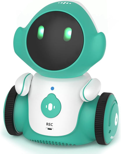 GILOBABY Interactive Robot for Kids Ages 3-8 – Rechargeable with Voice Control & Playback Mode – Educational Toy that Sings, Dances and Touch Control (Blue)