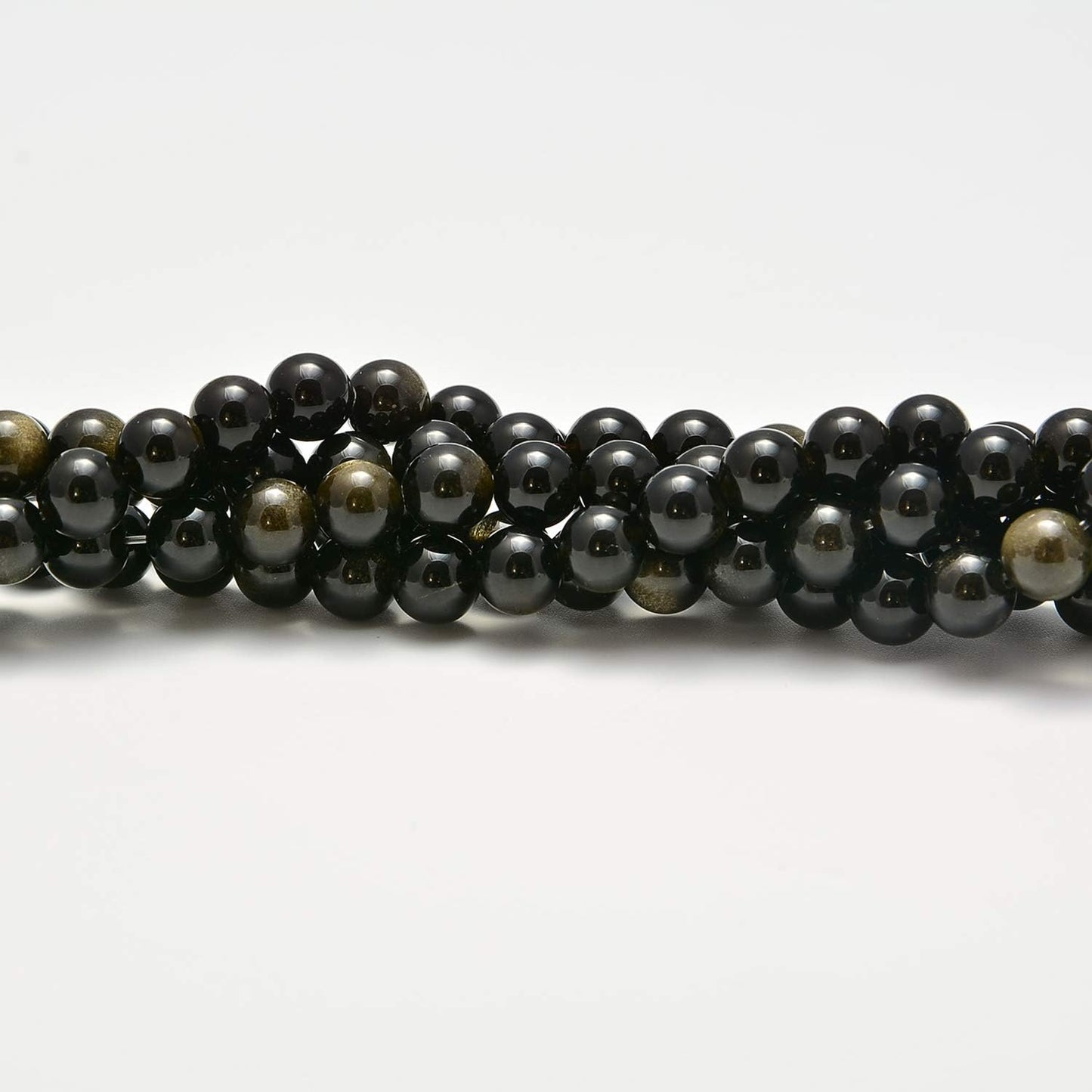 NCB 100pcs Original Natural Stone Beads Gemstone Round Loose Beads 6mm 8mm 10mm (Blue Aventurine, 6mm 100Beads) - Colors B