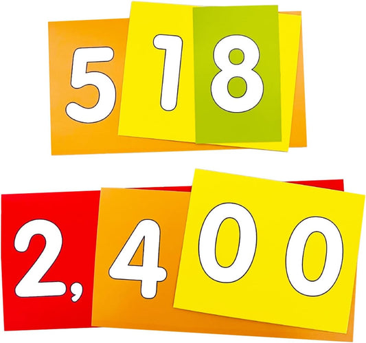 EAI Education Place Value Strips - Ones to Thousands: Demonstration Set