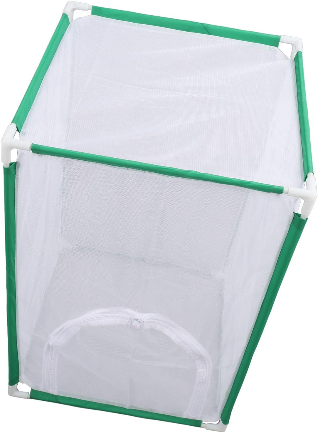 Clear Mesh Butterfly Enclosure, Transparent View Butterfly Habitat Sturdy Frame Chameleon Cage for Exploration Observation Small Creature Care