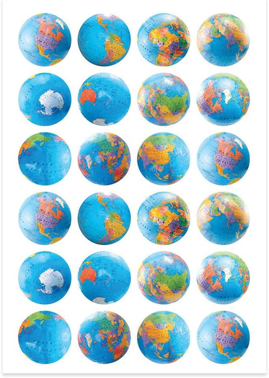 Hygloss Globes Stickers