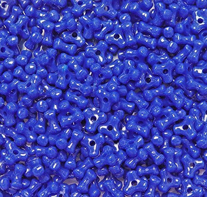 Tri Beads, Easy-to-Use Reusable Jewelry Making Supplies for Art, Craft Decorations & More, 11 mm Bracelet Beads, Crafted in The USA, Neon Yellow, 500 pcs (Pack of 1)