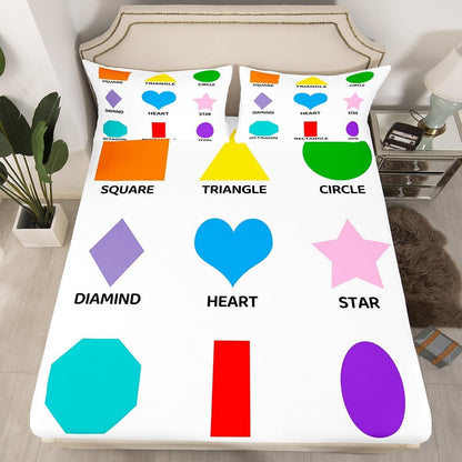 Chemistry Bed Sheets for Kids Teens Girls Boys,Chemical Experiment Fitted Sheet Twin,Science Themed Sheets for Math Lovers,Chemistry Lab Bedding Set,White and Black
