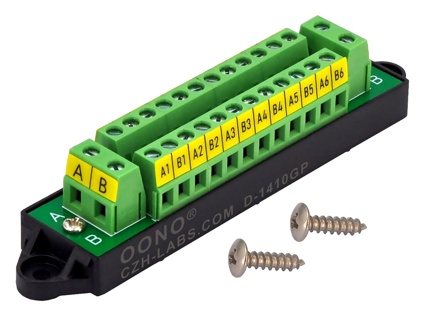 30Amp 300V 1x10 Position Terminal Block Distribution Module. OONO D-1661GP