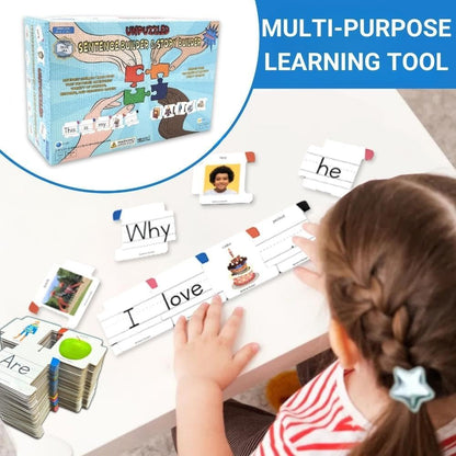 Thought-Spot Sequencing Daily Routine Cards for Speech Social Cognitive and Emotional Development and Sentence and Story Building 2 in 1 Game