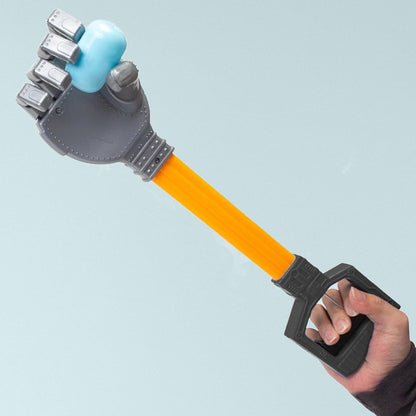 Robotic Claw Litter Picker Toy Hand Grabber Tool for Kids Hand Eye Coordination Training and Fun Games- L Blue