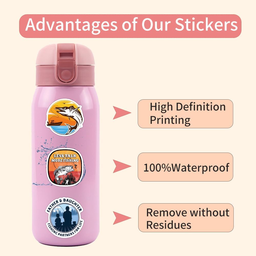 Science Laboratory Stickers, 50pcs Funny Science Laboratory Decals for Kids Teens, Physics Biology Chemistry Experiment Sticker, Waterproof Vinyl Stickers for Water Bottle Laptop Luggage Guitar