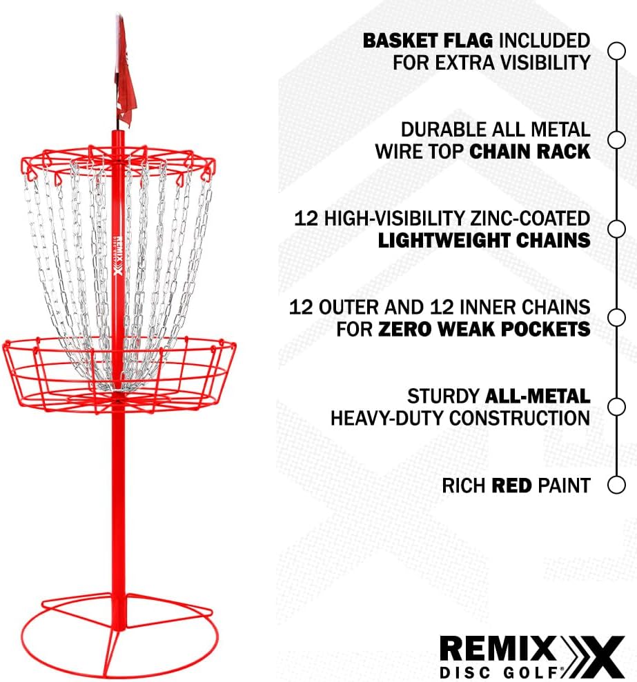Remix Practice Basket for Disc Golf - Choose Your Color and Style