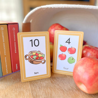 Number Flashcards | 54 Preschool & Kindergarten Counting Cards | Numbers & Math Symbols | Brainstrong Premium Flash Cards
